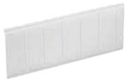 Заглушка на 4 модуля, кремово-белая (87184)