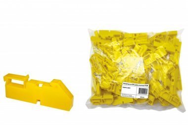 Изолятор на DIN рейку желтый (SQ0810-0001) (100 шт)