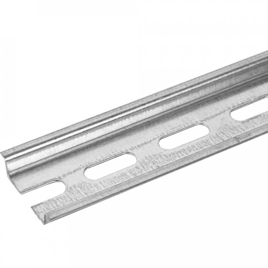 DIN-рейка L-300 мм перфорированная оцинкованная (0,8мм) (PR08.25055)