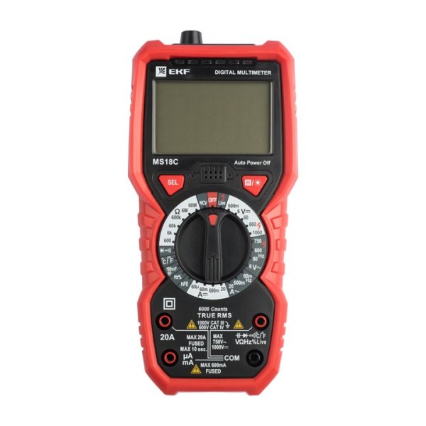 Мультиметр цифровой MS18C Expert (In-180701-pm18C)