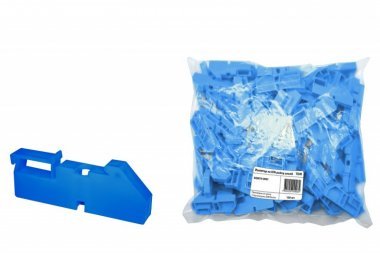 Изолятор на DIN рейку синий (SQ0810-0002) (100 шт)