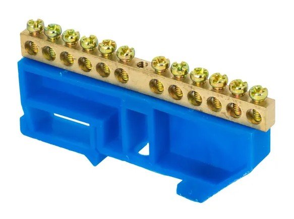 Шина 0 N 6х9 12 отв. (sn0-63-12-d)