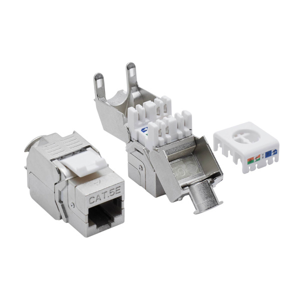 Патч-панель 19", 1U, CAT5E, 24 модуля RJ45, экранированная (RN5PPF24)