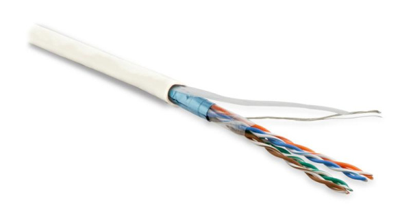 Кабель витая пара FUTP4-C5E-P26-IN-LSZH-WH-100 (100м)эк.F/UTP,к.5e,4п.(26AWG),мног.(patch),э.-ф.,LSZH,нг(С)-HF,–20°C–+75°C,бел. | 243618 | Hyperline