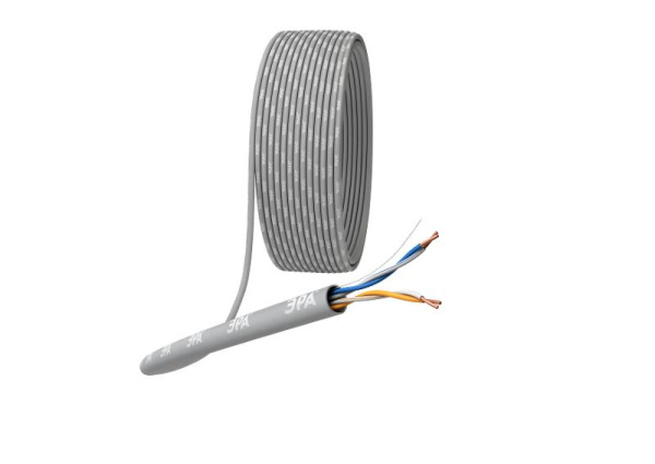 Кабель витая пара U/UTP 2x2x24 AWG Cat5e CU PVC 305м | Б0044428 | ЭРА