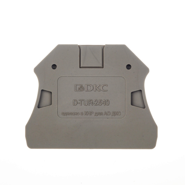 Изолятор торцевой для клемм D-TUR-2.5-10R, серый