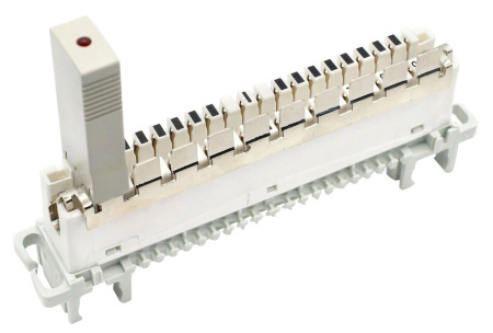 Штекер комплексной защиты с индикатором по току и напряжению (10 шт) (120905-00297)